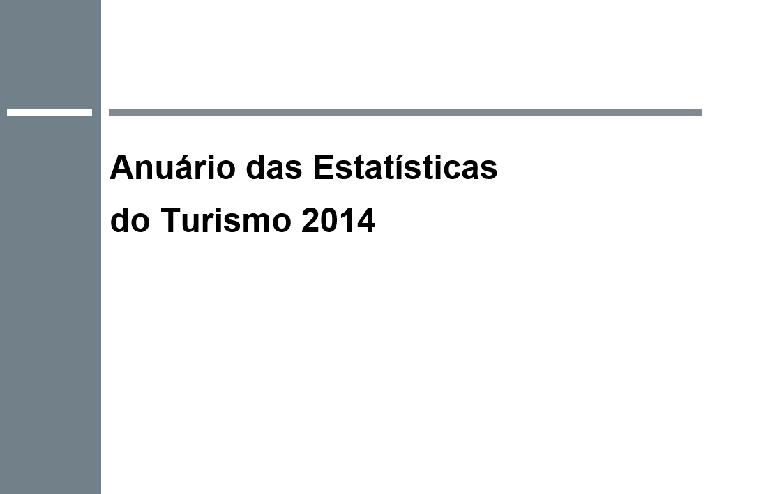 Anuário das Estatísticas do Turismo | 2014