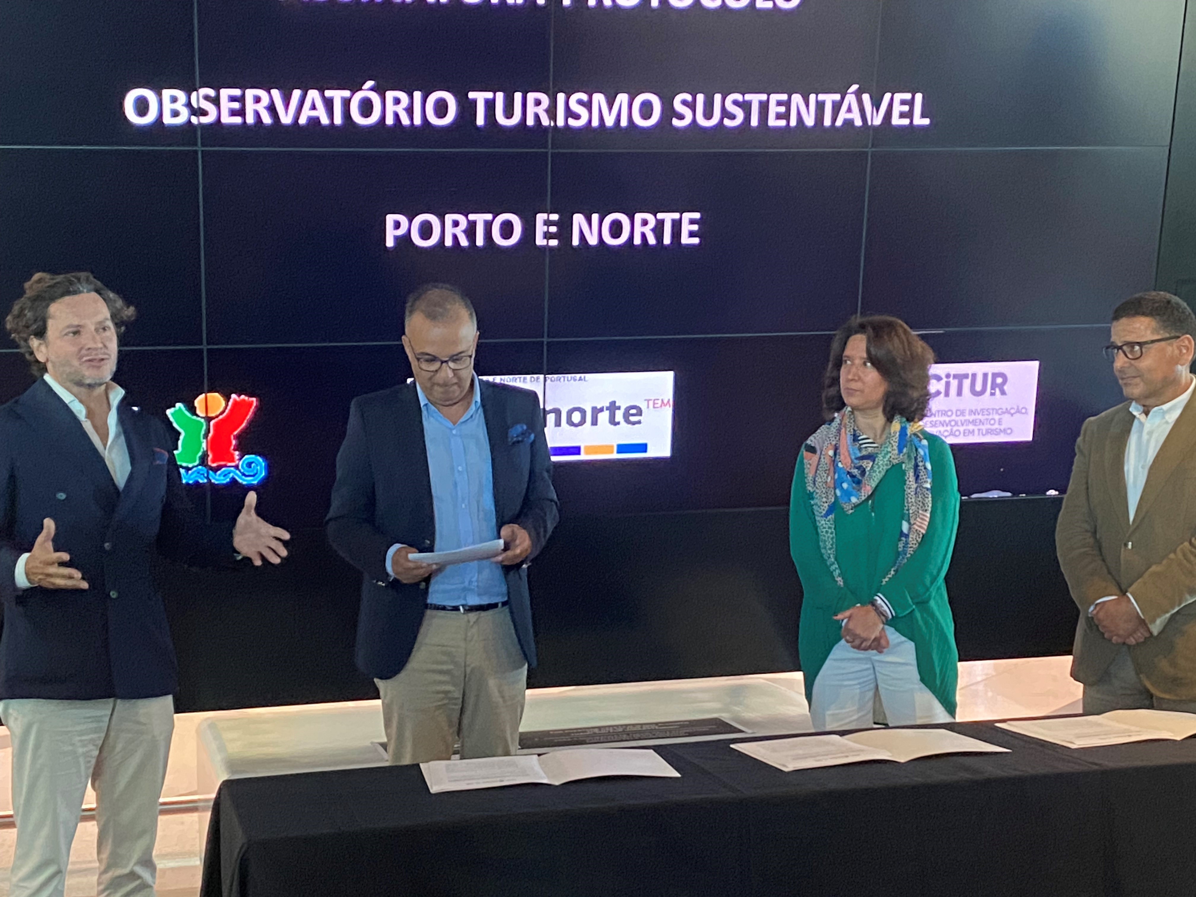 Assinado mais um protocolo de criação de um observatório de turismo sustentável no Porto e Norte
